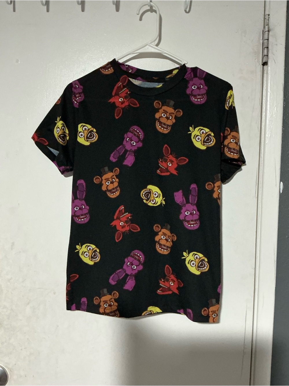 Five Nights at Freddy's (FNAF) All-Over Print Graphic T-Shirt - Youth XL (14/16)